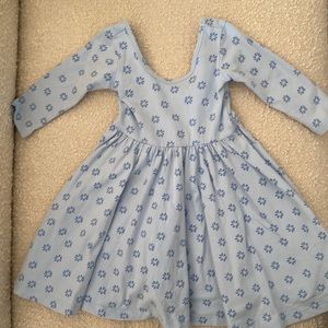 Light blue flowered Alice & Ames Twirl dress